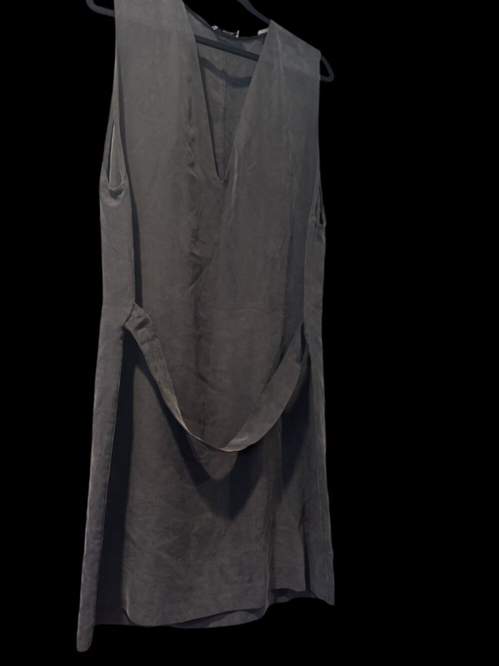 Equipment Femme Size Large (L) Sleeveless Silk Shift Dress with V-Neck